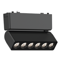 Adjustable linear light with LED dots