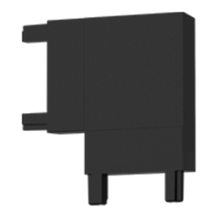 Horizontal connector 90° (ultra slim)